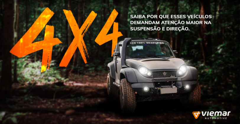 Veículos 4x4: saiba por que eles demandam atenção maior na suspensão e direção