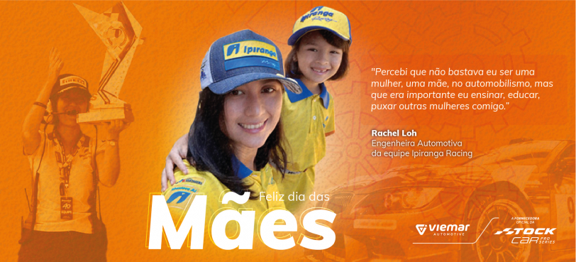 Primeira engenheira da história da Stock Car, Rachel Loh garante: “ser mãe é o que me dá mais trabalho”