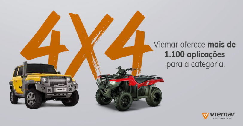 Viemar oferece mais de 1.100 aplicações para veículos 4x4